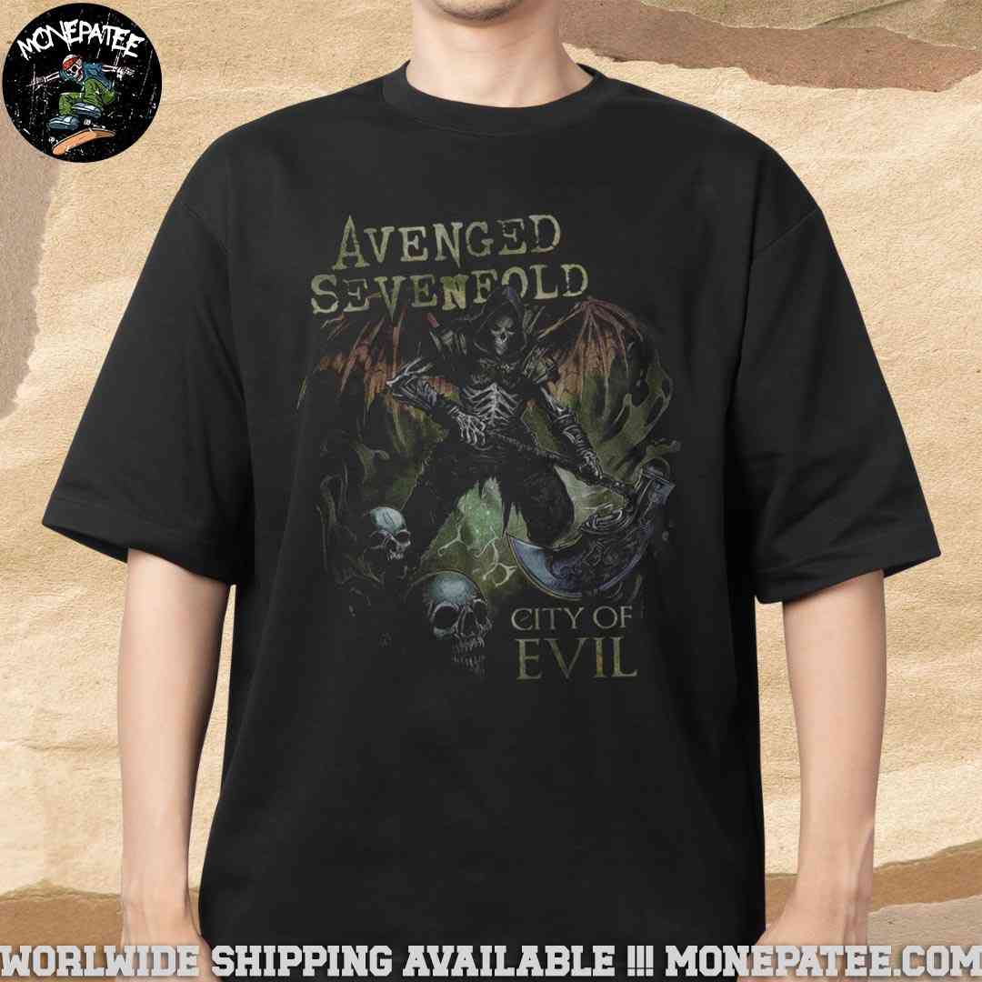 Avenged Sevenfold City Of Evil 20th Anniversary Evil Never Dies Merchandise Unisex T-Shirt Avenged Sevenfold City Of Evil 20th Anniversary Evil Never Dies Merchandise Unisex T-Shirt