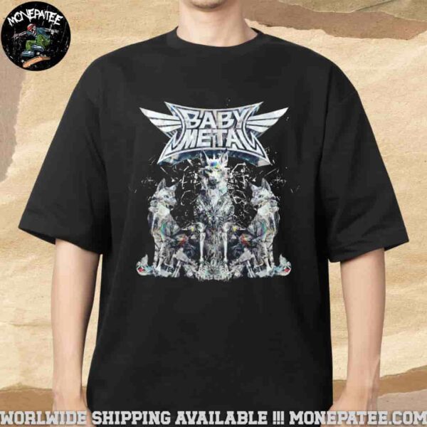 BABYMETAL Forth x Glass Foxes Tee Merch 2025 Unisex T-Shirt
