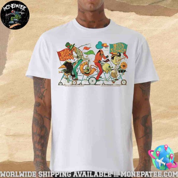 Billy Strings Concert Poster Night 1 And Night 2 In St Louis Missouri On June 13-14 2025 At Chaifetz Arena Merchandise Unisex T-Shirt