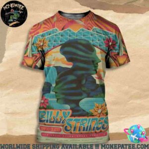 Billy Strings Poster For Show In Grand Rapids MI At Van Andel Arena On May 30 31 2025 All Over Print T-Shirt