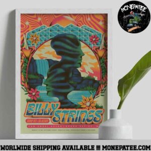 Billy Strings Poster For Show In Grand Rapids MI At Van Andel Arena On May 30 31 2025 Decorative Poster Canvas
