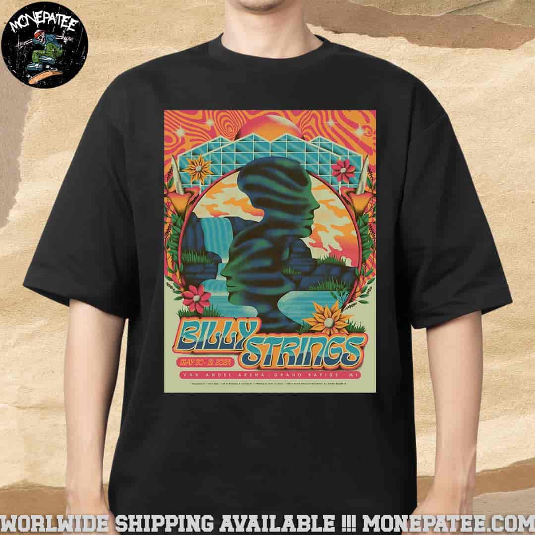 Billy Strings Poster For Show In Grand Rapids MI At Van Andel Arena On May 30 31 2025 Merchandise Unisex T-Shirt Billy Strings Poster For Show In Grand Rapids MI At Van Andel Arena On May 30 31 2025 Merchandise Unisex T-Shirt