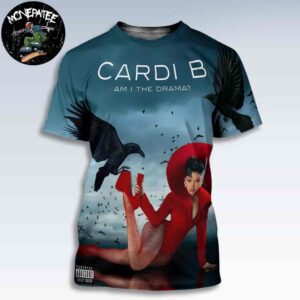 Cardi B Am I The Drama New Album Is Out September 19th 2025 All Over Print T-Shirt
