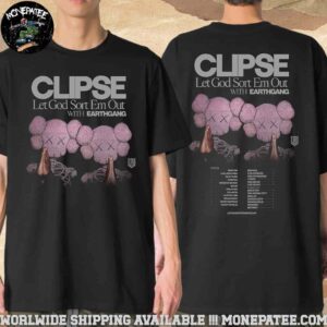 Clipse Let Fod Sort Em Out Tour 2025 With Earthgang Schedule List Dates Two Sides Unisex T-Shirt