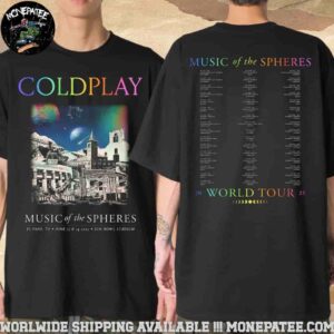 Coldplay Music Of The Sphere Venue Tee In El Pasto Texas On June 13-14 2025 At Sun Bowl Stadium Fan Gifts Two Sides T-Shirt