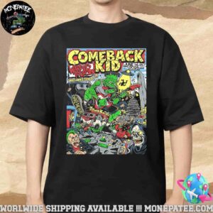 Come Back Kid Warped Tour 2025 In Washington DC On June 12-15 Wake The Dead Merchandise Unisex T-Shirt