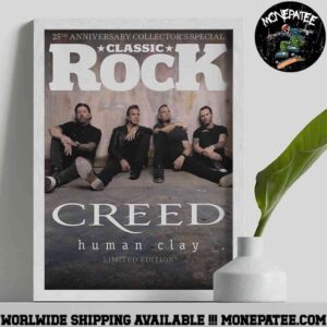 Creed x Classic Rock Issue 331 Magazine 2025 Decorative Poster Canvas