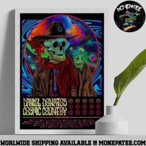 Daniel Donato Cosmic Country Summer Tour Dates List 2025 Home Decor Poster Canvas