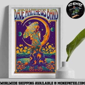 Dave Matthews Band Concert Poster In Cincinnati OH On June 13 2025 At Riverbend Music Center Home Decor Poster Canvas