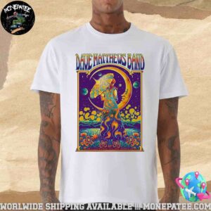 Dave Matthews Band Concert Poster In Cincinnati OH On June 13 2025 At Riverbend Music Center Merchandise Unisex T-Shirt