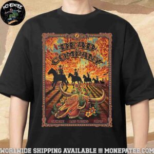 Dead And Company Vip Exclusive Poster At Sphere Las Vegas 2025 Skeleton Riders Unisex T-Shirt