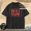 Falling In Reverse Lamb God Is A Weapon Merchandise 2025 Washed T-Shirt