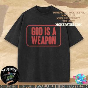 Falling In Reverse God Is A Weapon Merchandise 2025 Washed T-Shirt