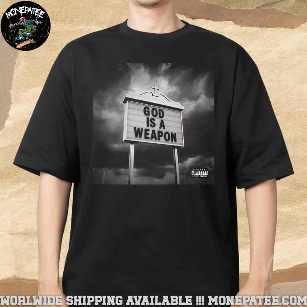 Falling In Reverse God Is A Weapon New Single 2025 Merchandise T-Shirt Falling In Reverse God Is A Weapon New Single 2025 Merchandise T-Shirt
