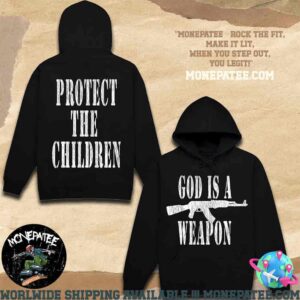 Falling In Reverse Protect The Children Ak47 Art Work Merchandise 2025 Two Sides Hoodie T-Shirt