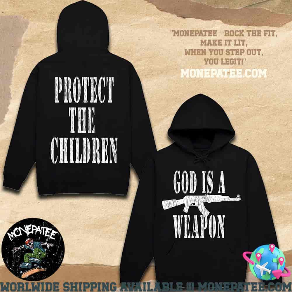 Falling In Reverse Protect The Children Ak47 Art Work Merchandise 2025 Two Sides Hoodie T-Shirt Falling In Reverse Protect The Children Ak47 Art Work Merchandise 2025 Two Sides Hoodie T-Shirt