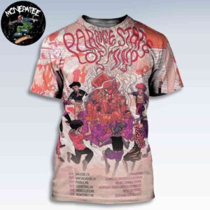 Foster The People The Paradise State Of Mind Tour 2025 Setlist All Over Print T-Shirt
