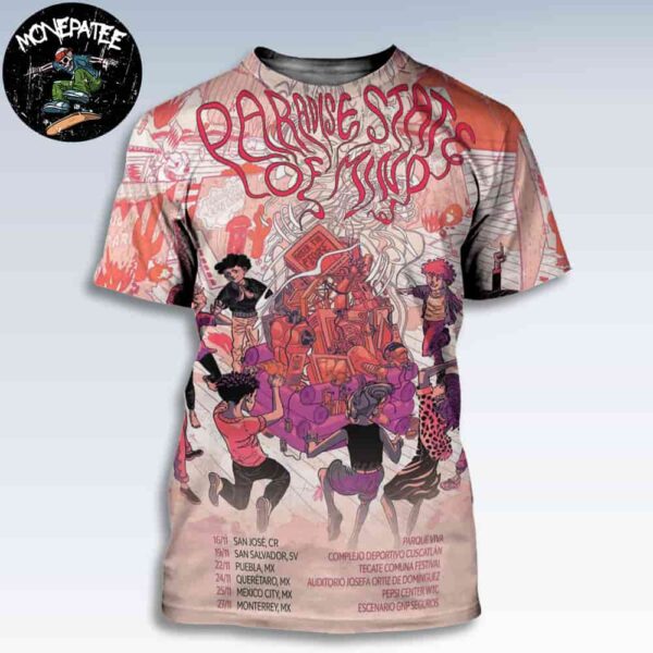 Foster The People The Paradise State Of Mind Tour 2025 Setlist All Over Print T-Shirt