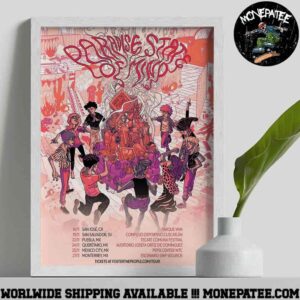 Foster The People The Paradise State Of Mind Tour 2025 Setlist Decorative Poster Canvas