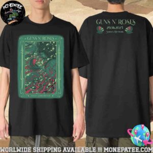 Guns N Roses Europe Tour 2025 Venue Tee In Aarhus Denmark On June 29 At Eskelunden Eternal Lure Merchandise Two Sided Unisex T-Shirt