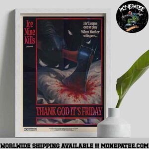 Ice Nine Kills Thank God It’s Friday Come Out To Play Collectible Decoratice Poster Canvas