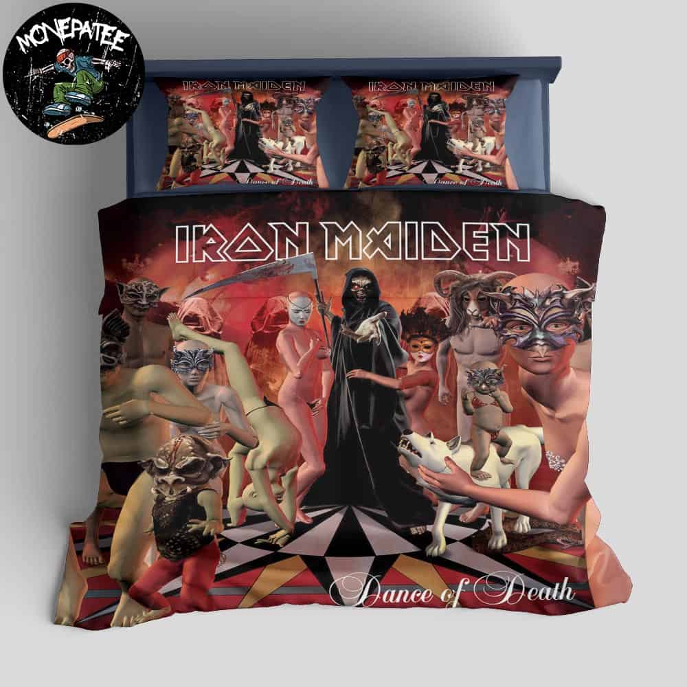 Iron Maiden Album Dance Of Death Released In September 8 2003 Rare Design Bedding Set For Diehard Fans Iron Maiden Album Dance Of Death Released In September 8 2003 Rare Design Bedding Set For Diehard Fans