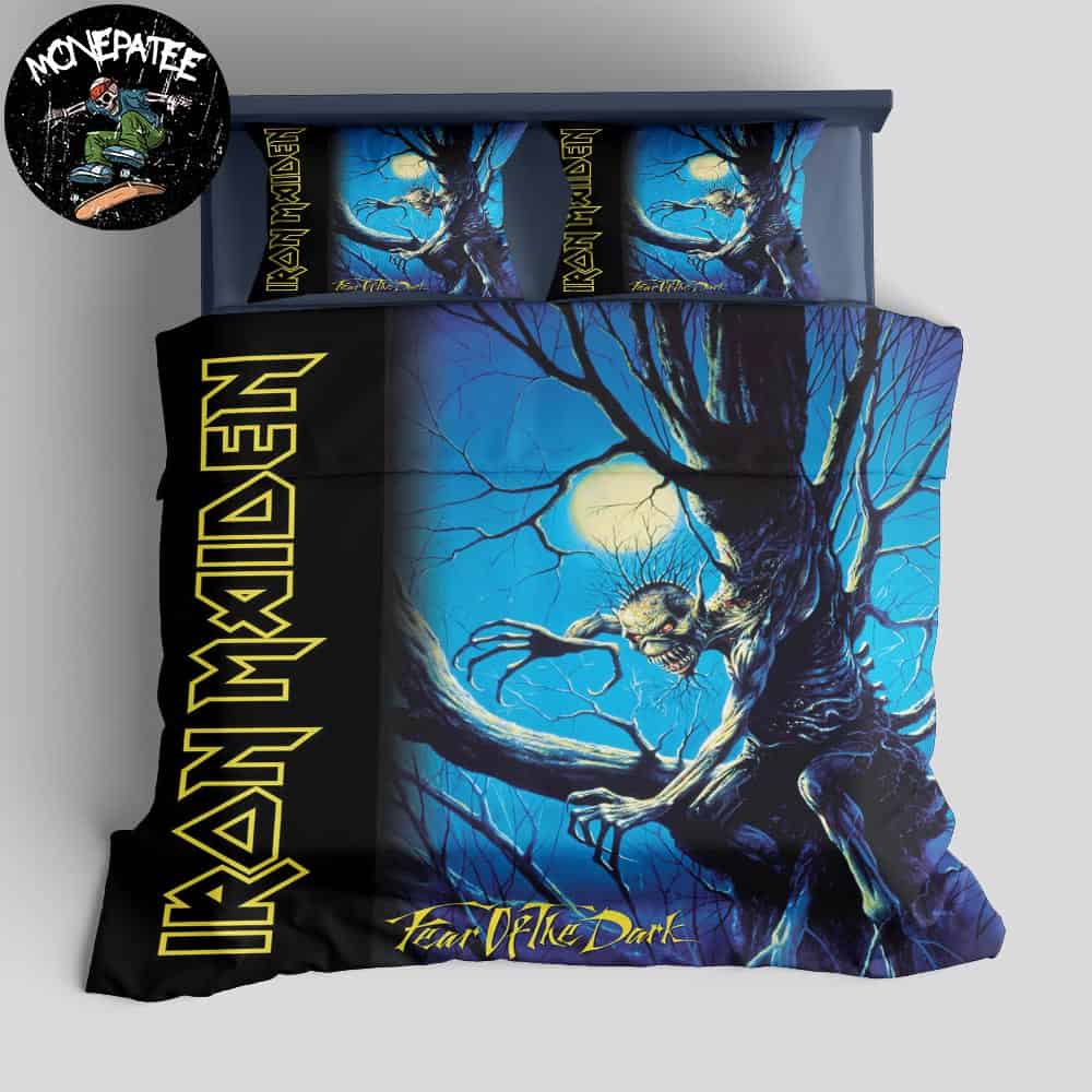 Iron Maiden Album Fear Of The Dark In May 11 1992 Rare Design Bedding Set For Diehard Fans Iron Maiden Album Fear Of The Dark In May 11 1992 Rare Design Bedding Set For Diehard Fans