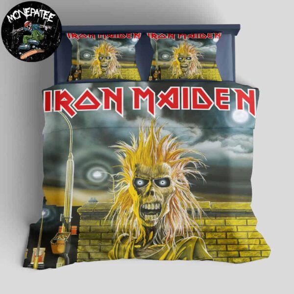 Iron Maiden Album Iron Maiden In April 14 1980 Rare Design Bedding Set For Diehard Fans