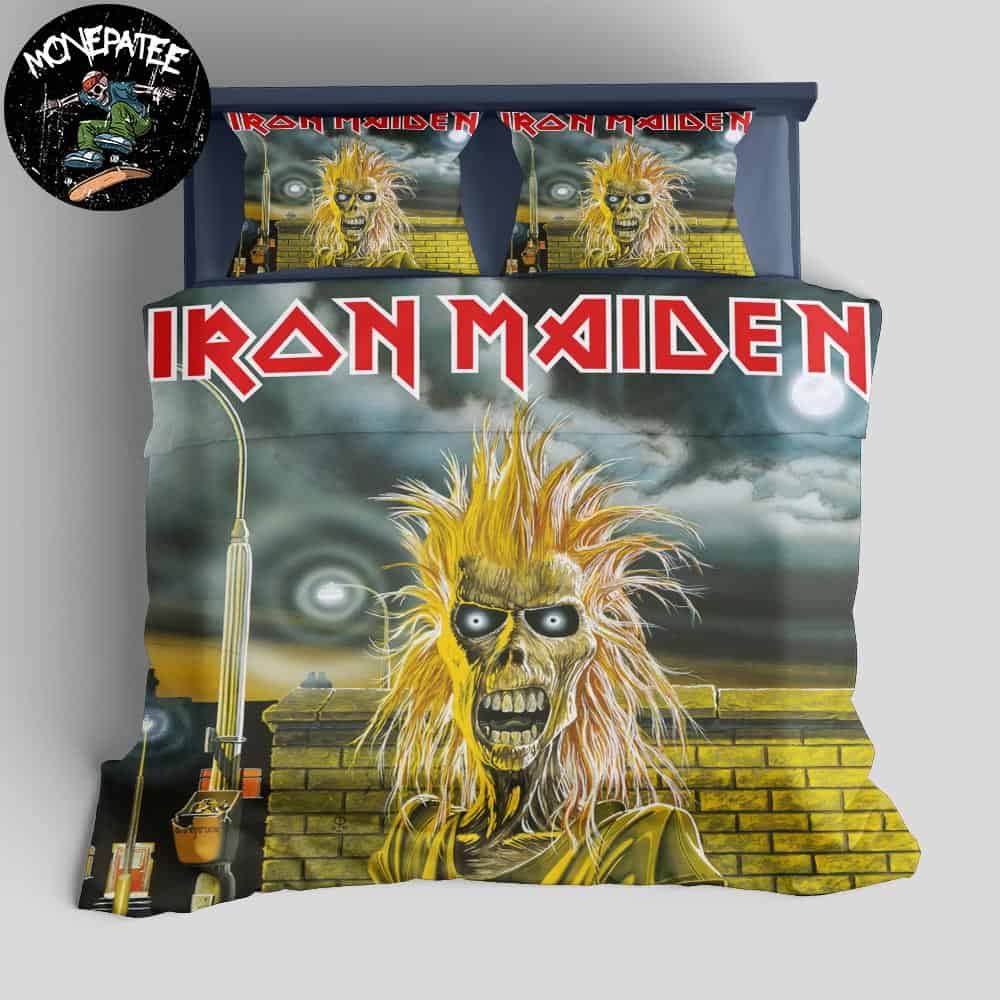 Iron Maiden Album Iron Maiden In April 14 1980 Rare Design Bedding Set For Diehard Fans Iron Maiden Album Iron Maiden In April 14 1980 Rare Design Bedding Set For Diehard Fans