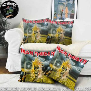 Iron Maiden Album Iron Maiden Throw Pillow Cover for Sofa Couch or Bedroom Decor