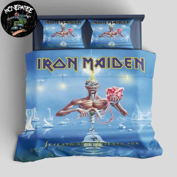 Iron Maiden Album Seventh Son Of A Seventh Son In April 11 1988 Rare Design Bedding Set For Diehard Fans