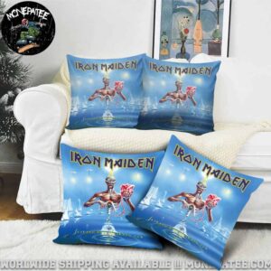 Iron Maiden Album Seventh Son Of A Seventh Son Throw Pillow Cover for Sofa Couch or Bedroom Decor