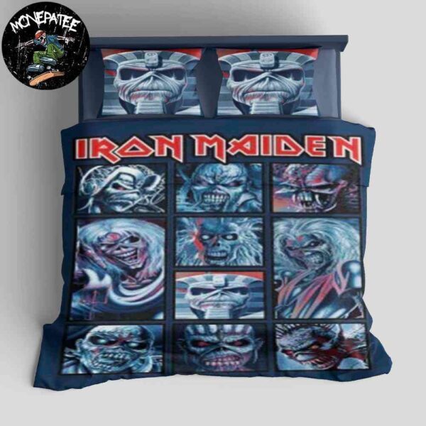 Iron Maiden Eddie Rare Design Bedding Set For Diehard Fans