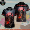 Iron Maiden Samurai Spirit Summer Hawaiian Shirt And Beach Short