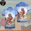 Iron Maiden Seventh Son Surreal Blue Summer Hawaiian Shirt And Beach Short