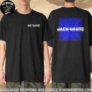 Jack White No Name Cover Logo 2025 Merch Two Sided Unisex T-Shirt