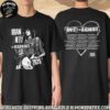 Joan Jett And The Blackhearts Tour 2025 Dates List Merchandise Two Sides T-Shirt
