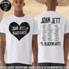 Joan Jett And The Blackhearts Tour 2025 Merchandise Two Sides T-Shirt
