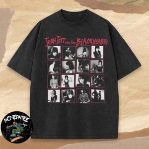 Joan Jett And The Blackhearts Tour 2025 Photo Merchandise Washed T-Shirt