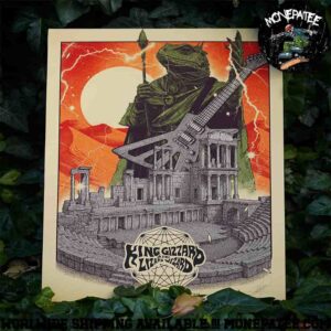 King Gizzard And The Lizard Wizard Concert Poster At Plovdiv Bulgaria On June 12 2025 At Ancient Theatre Home Decor Poster Canvas