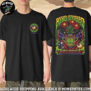 King Gizzard Roo Residency Concert Poster In Manchester TN On June 13-15 2025 Merchandise Two Sided Unisex T-Shirt