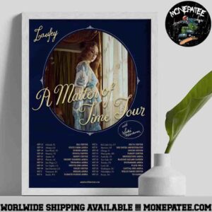 Laufey A Matter Of Time Tour Dates List 2025 In North America With Suki Waterhouse Home Decor Poster Canvas