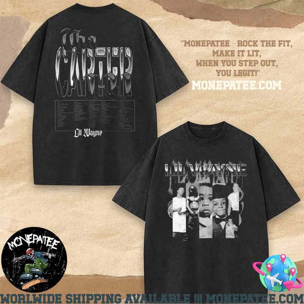 Lil Wayne Tha Carter VI Covers Merchandise 2025 Washed T-Shirt Lil Wayne Tha Carter VI Covers Merchandise 2025 Washed T-Shirt