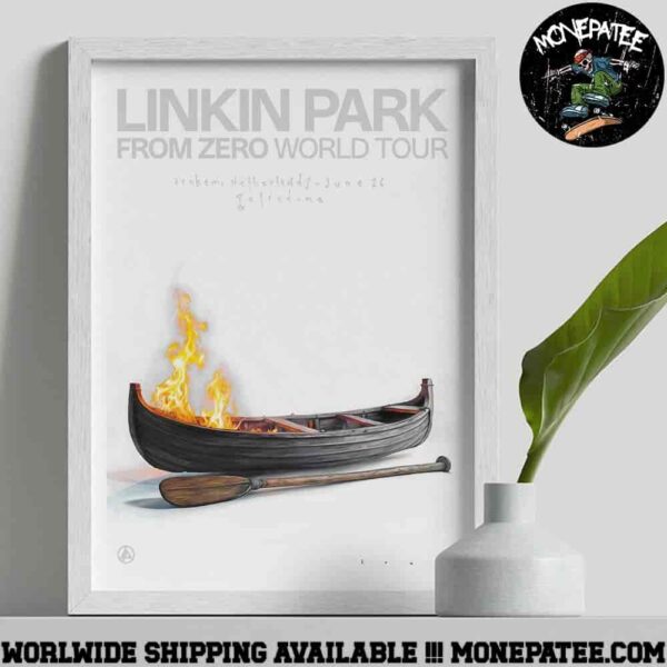 Linkin Park Arnhem Netherlands From Zero World Tour 2025 On June 26 At Gelredome Drew Merritt Cover Art Decorative Poster Canvas