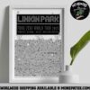 Linkin Park Dusseldorf Germany From Zero World Tour 2025 On July 1 At Merkur Spiel Arena Frank Maddocks Cover Art Decorative Poster Canvas