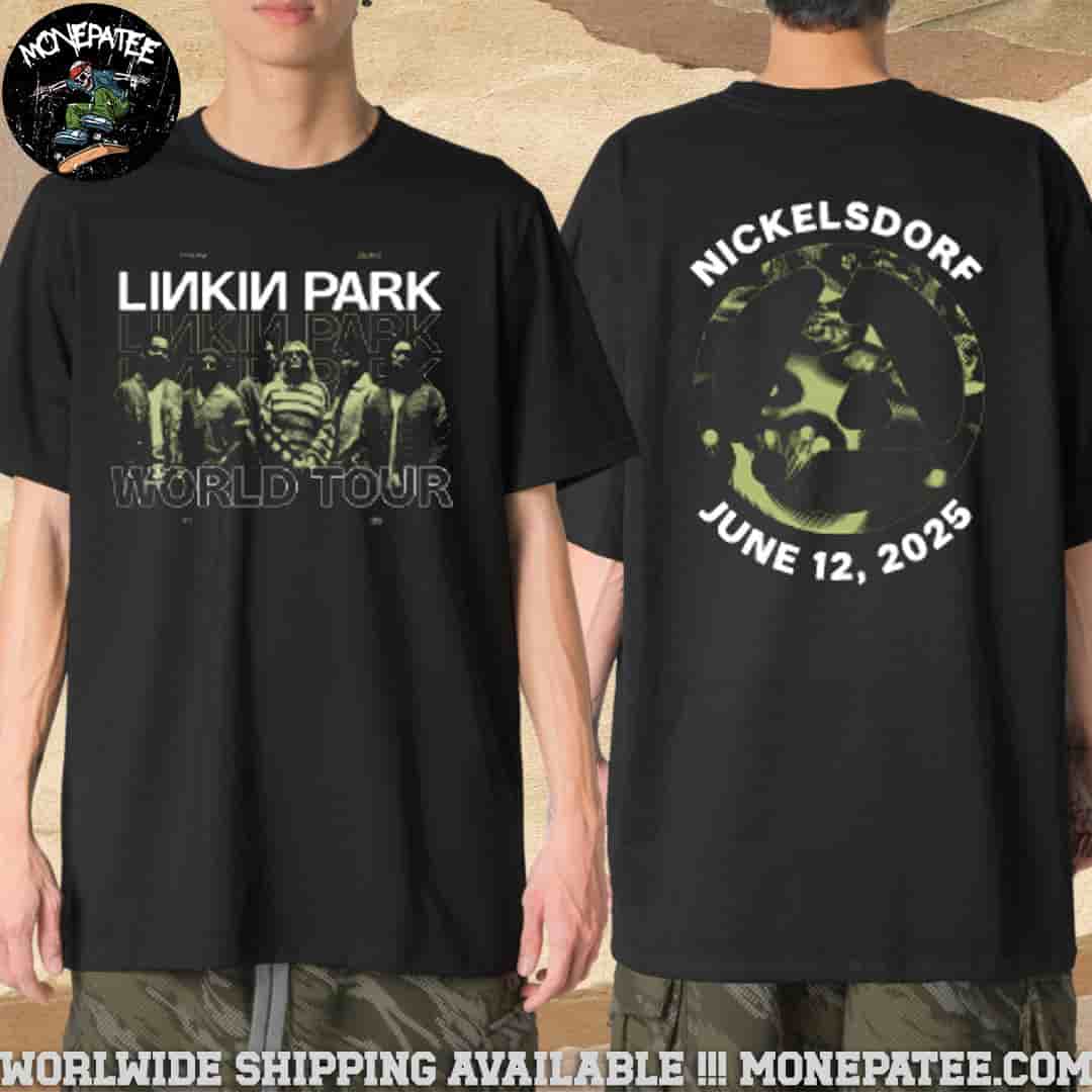 Linkin Park From Zero World Tour Nickelsdorf On June 12 2025 Merch Two Sided Unisex T-Shirt Linkin Park From Zero World Tour Nickelsdorf On June 12 2025 Merch Two Sided Unisex T-Shirt