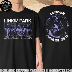 Linkin Park London From Zero World Tour 2025 At Wembley Stadium On June 28 Member Exclusive Merchandise Two Sided T-Shirt