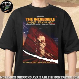 Logic Present The Incredible Under Pressure Show At Red Rocks On October 4th 2025 One Night Only Unisex T-Shirt