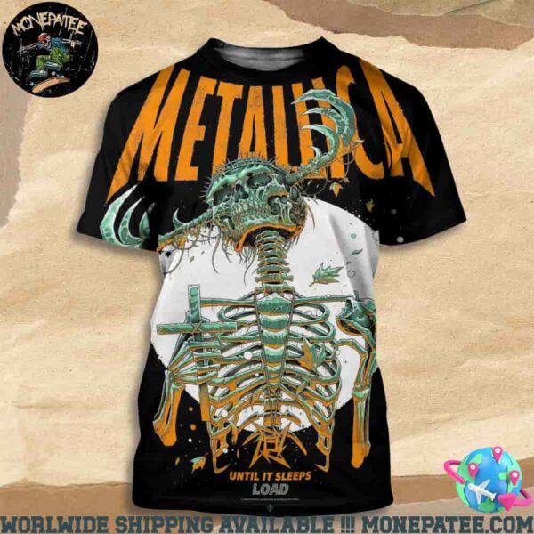 Metallica Commemorate Load Until It Sleeps By Luke Preece All Over Print T-Shirt