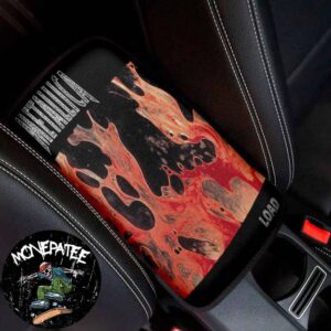 Metallica Load Car Center Console Cover Stylish Armrest Pad for Heavy Metal Fans